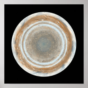 Pôster Mapa de cor de Jupiter