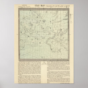 Pôster Mapa de estrela 2