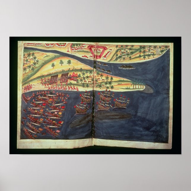 Poster Mapa de exploração do Surat (Frente)