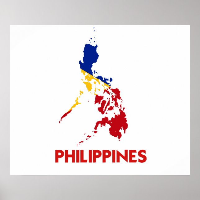 POSTER MAPA DE FILIPINAS (Frente)