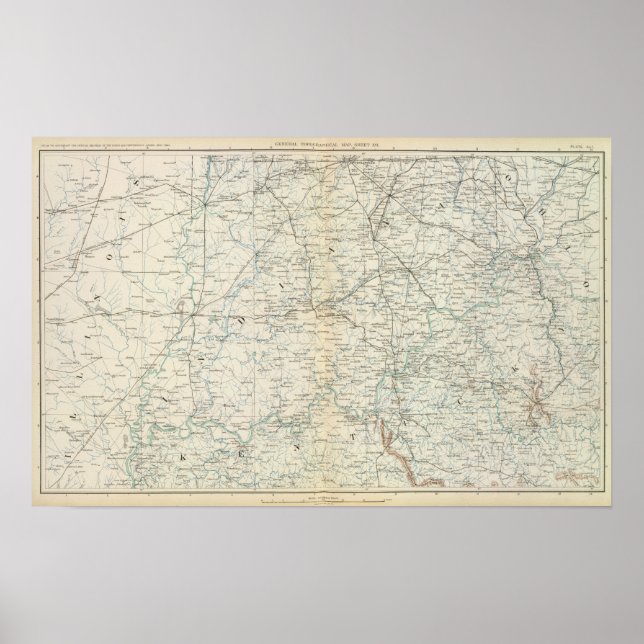 Pôster Mapa de genes XVI (Frente)