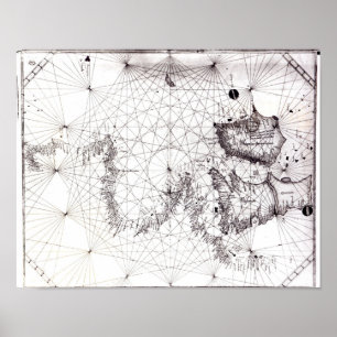 Poster Mapa de Grâ Bretanha, de France e de espanha, 147