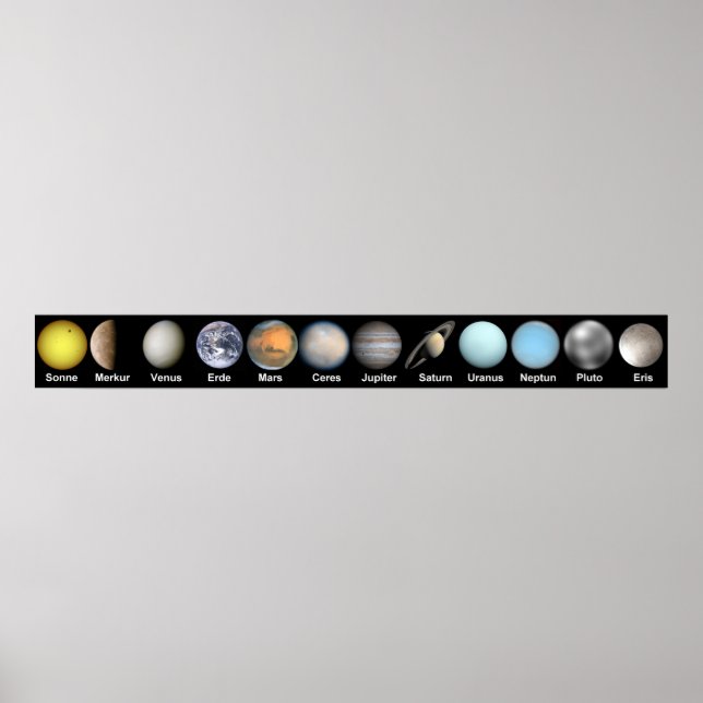 Poster Mapa de Imagem do Planeta (Frente)