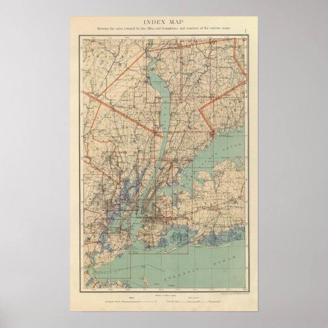 Pôster Mapa de Índice (Frente)
