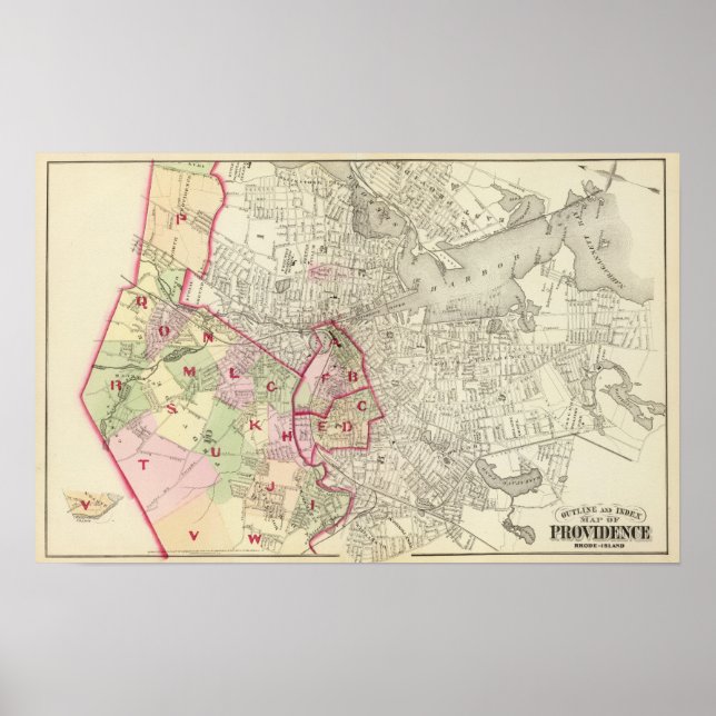 Poster Mapa de índice (Frente)