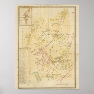 Pôster Mapa de índice