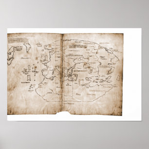 Pôster Mapa de Vinland