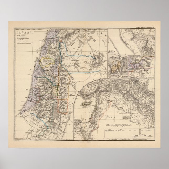 Pôster Mapa do Canadá (Frente)