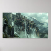 Mapa do Cartaz de Decoração de Casa e Escritório O