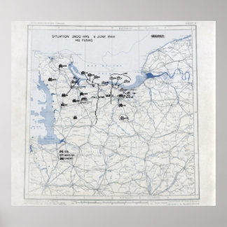 Poster Mapa do Dia D