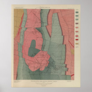 Poster Mapa do Distrito Mineiro de Tourtelotte Park
