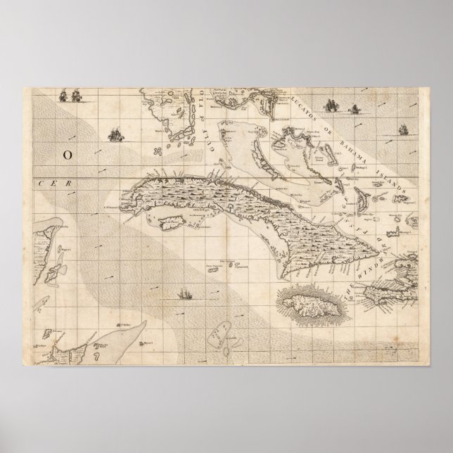 Poster Mapa do Império Britânico na América 14 (Frente)