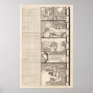 Poster Mapa do Império Britânico na América 16