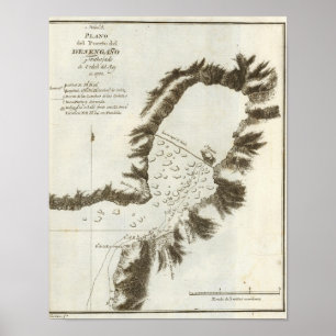 Pôster Mapa do livro de Alaska
