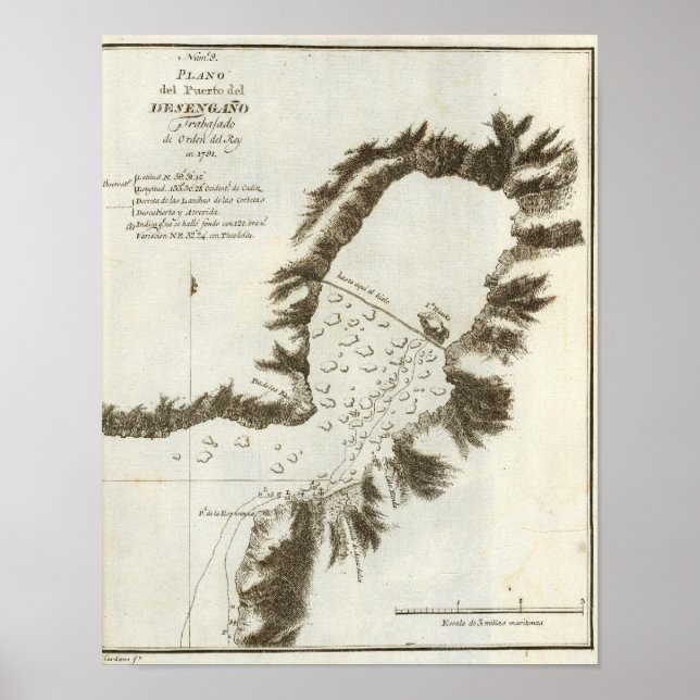 Pôster Mapa do Livro do Alasca (Frente)