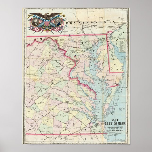 Poster Mapa Do Lugar De Guerra (Frente)
