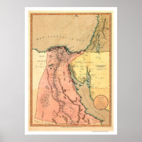 Mapa do Médio Oriente - 1800