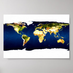 Poster Mapa do mundo