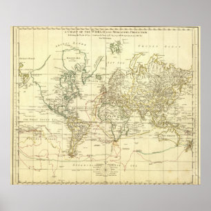 Poster Mapa do mundo 9