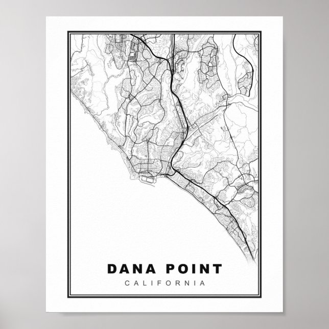 Poster Mapa do Ponto Dana (Frente)