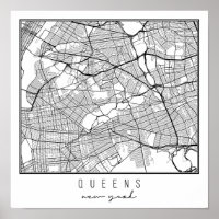 Mapa do Queens New York Street