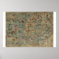 Mapa do Velho Mundo "Carta Marina"