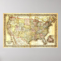 Mapa dos Estados Unidos (século XIX)