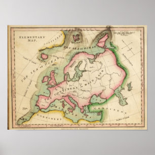 Pôster Mapa Elementar