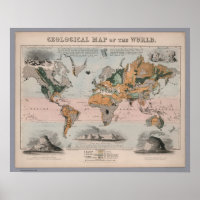 Mapa Geológico do Mundo