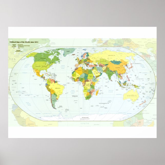 Poster mapa+mundi+globo+país+atlas (Frente)