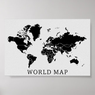Poster Mapa Mundial