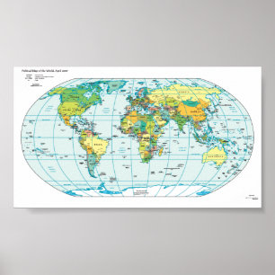 Poster Mapa Mundial