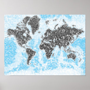Poster Mapa Mundial