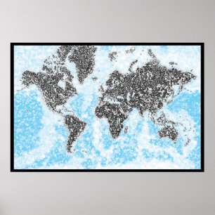 Poster Mapa Mundial