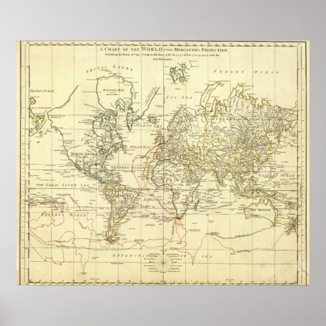 Poster Mapa Mundial 9 (Frente)