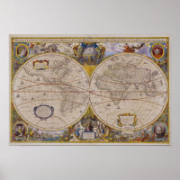 Mapa Mundial Antiquado 2