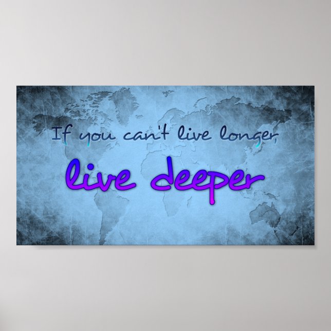 Poster Mapa mundial com citação (Frente)