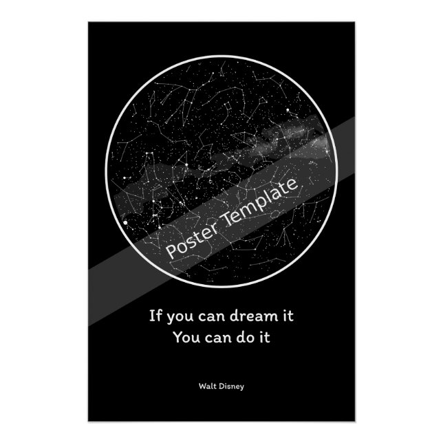 Pôster mapa poster (Frente)