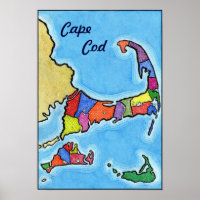 Mapa único de diversão e coloridos do cabo do baca