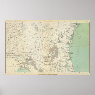 Pôster Mapa X do Gen