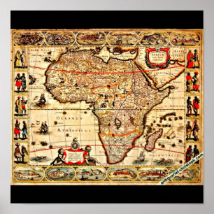 Pôster Mapas-Jodocus Hondius 43 do Poster-Vintage