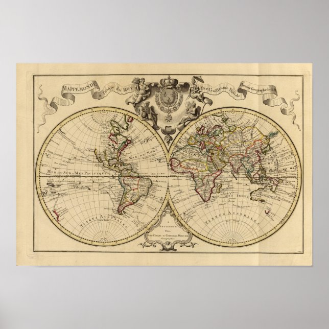 Pôster Mappemonde (Frente)