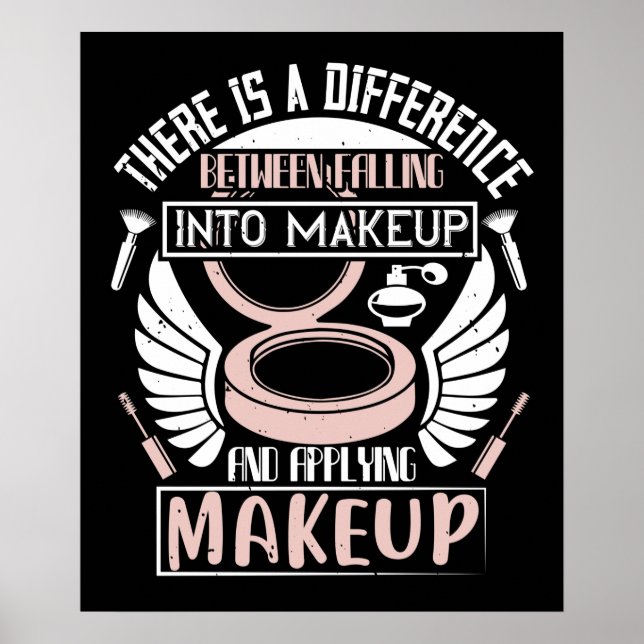 Poster Maquiagem - Caindo Em Maquiagem (Frente)