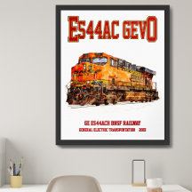 Máquina a diesel GE ES44AC GEVO vintage