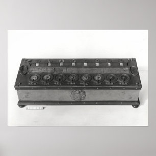 Pôster Máquina calculadora inventada