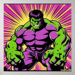 POSTER MÁQUINA DE COMBATE VERDE MALVADA
