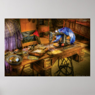 Poster Máquina de costura - máquina de costura IV