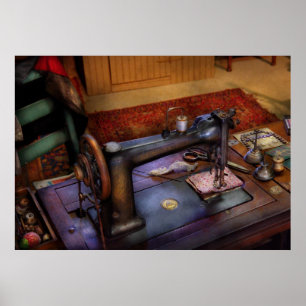 Pôster Máquina de costura - projeto Sewing
