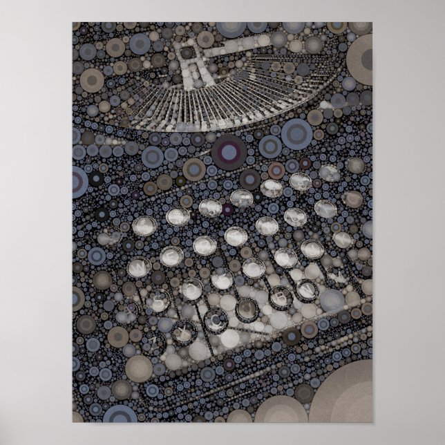 Poster Máquina de Máquina de Máquina de Máquina Moderna d (Frente)