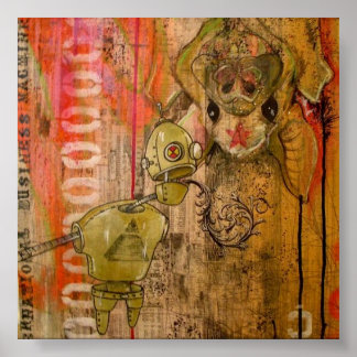 Pôster Máquina de Negócios Internacional